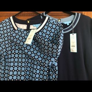 Two Draper James NWT PONTE dresses size large.